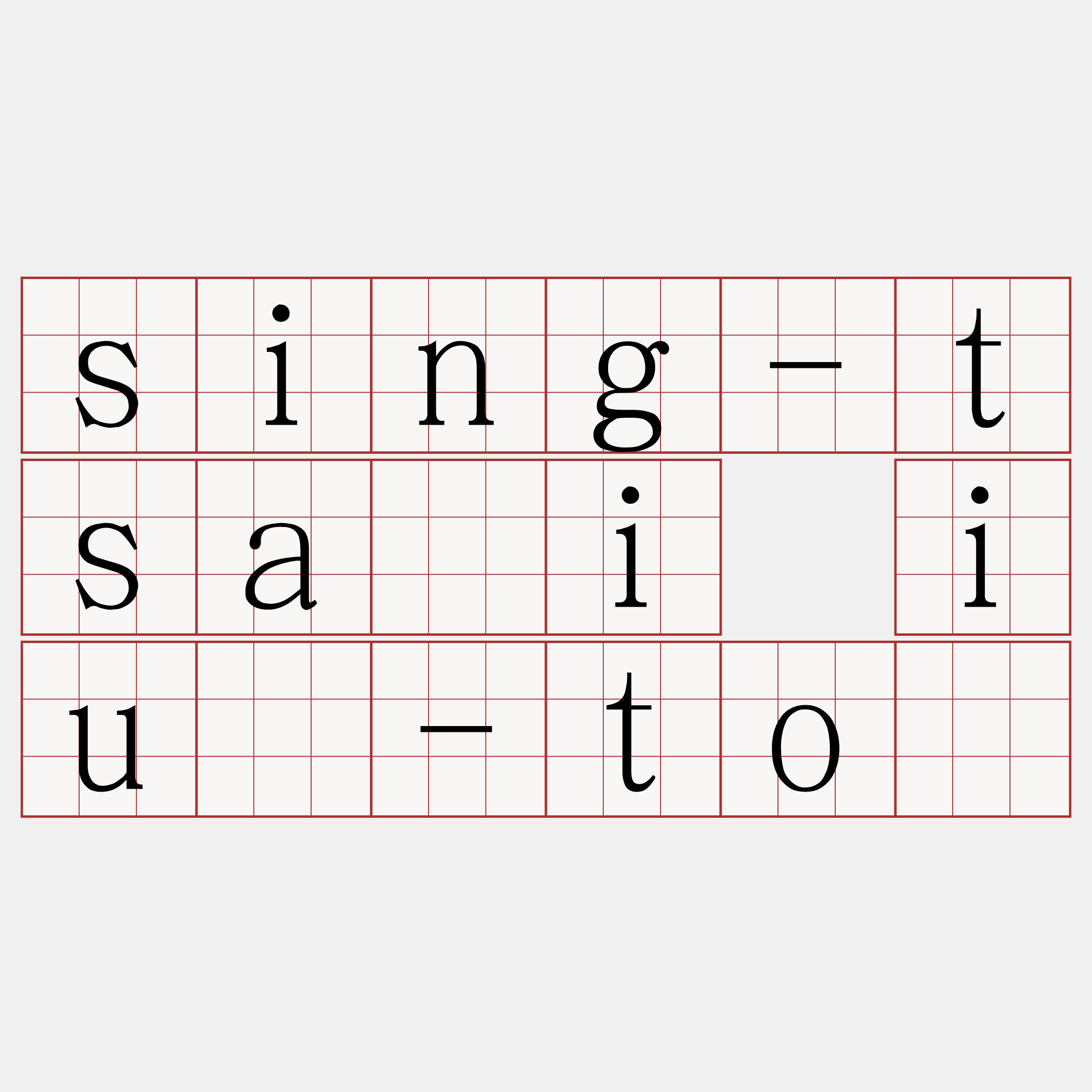 sing-tsâi iú-tō